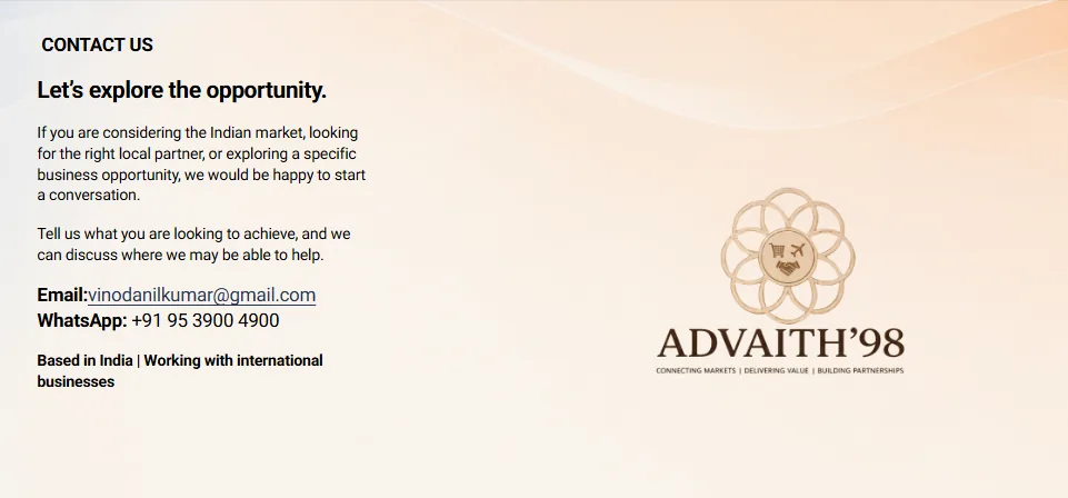 Advaith’98 contact